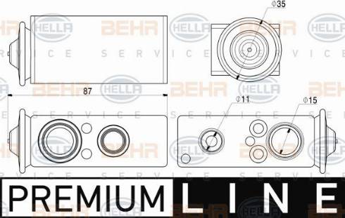 HELLA 8UW 351 008-331 - Valvola ad espansione, Climatizzatore www.autoricambi360.it
