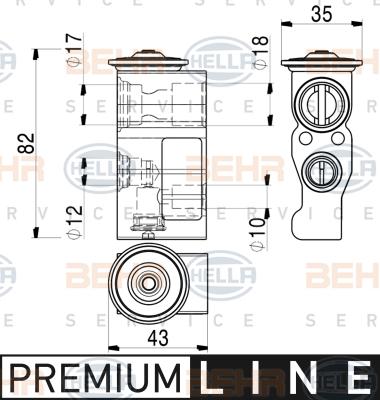 HELLA 8UW 351 003-621 - Valvola ad espansione, Climatizzatore www.autoricambi360.it