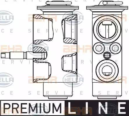HELLA 8UW 351 239-601 - Valvola ad espansione, Climatizzatore www.autoricambi360.it