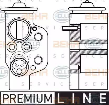HELLA 8UW 351 239-621 - Valvola ad espansione, Climatizzatore www.autoricambi360.it