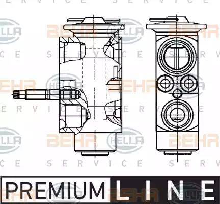 HELLA 8UW 351 239-271 - Valvola ad espansione, Climatizzatore www.autoricambi360.it