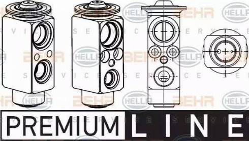 HELLA 8UW 351 234-431 - Valvola ad espansione, Climatizzatore www.autoricambi360.it