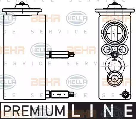 HELLA 8UW 351 234-421 - Valvola ad espansione, Climatizzatore www.autoricambi360.it