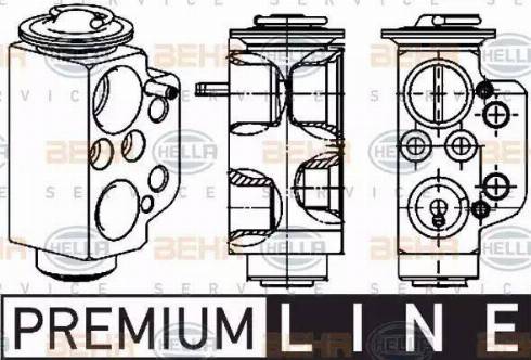 HELLA 8UW 351 234-471 - Valvola ad espansione, Climatizzatore www.autoricambi360.it