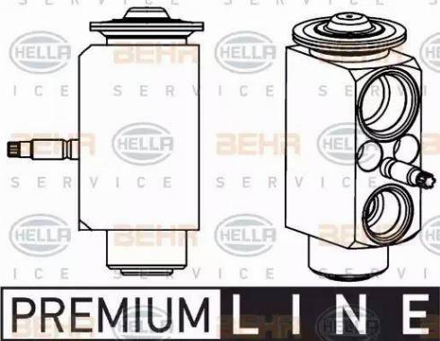 HELLA 8UW 351 234-551 - Valvola ad espansione, Climatizzatore www.autoricambi360.it