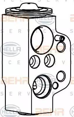 HELLA 8UW 351 234-561 - Valvola ad espansione, Climatizzatore www.autoricambi360.it
