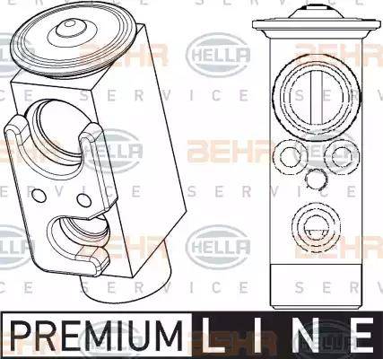 HELLA 8UW 351 234-501 - Valvola ad espansione, Climatizzatore www.autoricambi360.it