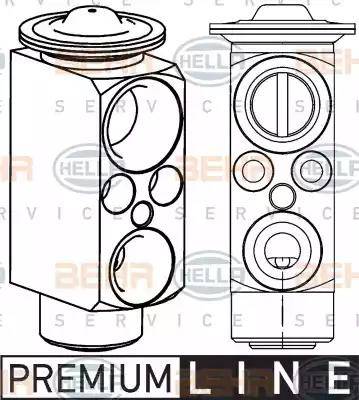 HELLA 8UW 351 234-621 - Valvola ad espansione, Climatizzatore www.autoricambi360.it