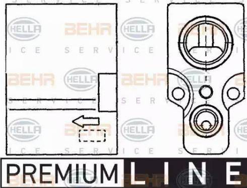 HELLA 8UW 351 234-241 - Valvola ad espansione, Climatizzatore www.autoricambi360.it