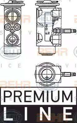 HELLA 8UW 351 234-201 - Valvola ad espansione, Climatizzatore www.autoricambi360.it