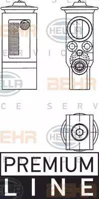 HELLA 8UW 351 234-231 - Valvola ad espansione, Climatizzatore www.autoricambi360.it