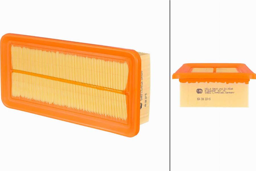 HELLA 8ZA 358 320-151 - Filtro aria www.autoricambi360.it