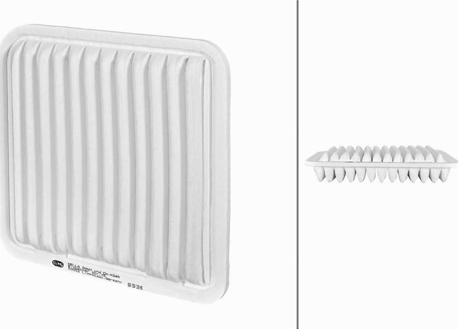 HELLA 8ZA 358 320-801 - Filtro aria www.autoricambi360.it