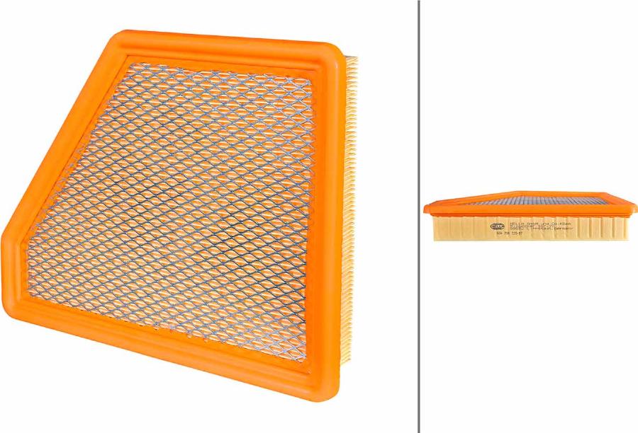 HELLA 8ZA 358 320-871 - Filtro aria www.autoricambi360.it