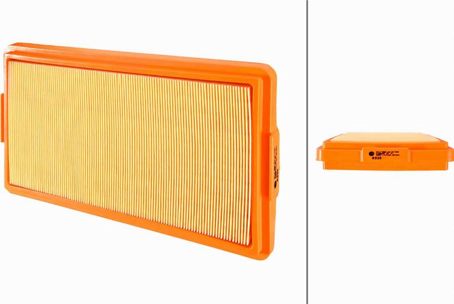 HELLA 8ZA 358 321-901 - Filtro aria www.autoricambi360.it