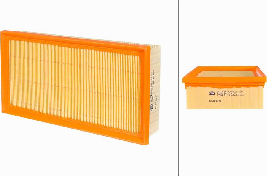 HELLA 8ZA 358 321-891 - Filtro aria www.autoricambi360.it