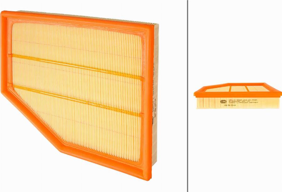 HELLA 8ZA 358 322-141 - Filtro aria www.autoricambi360.it