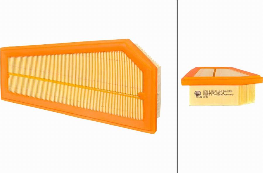 HELLA 8ZA 358 322-151 - Filtro aria www.autoricambi360.it