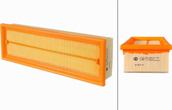 HELLA 8ZA 358 322-131 - Filtro aria www.autoricambi360.it