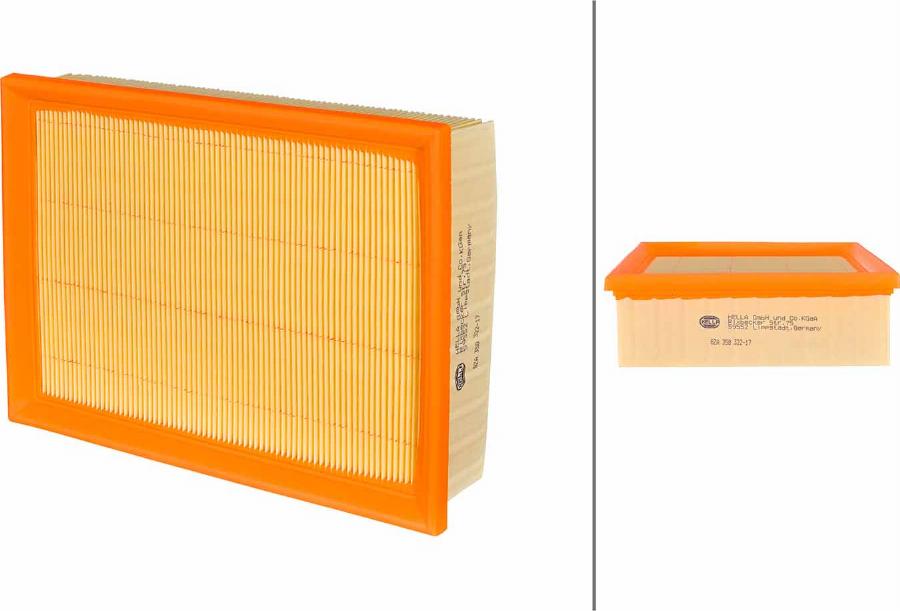 HELLA 8ZA 358 322-171 - Filtro aria www.autoricambi360.it