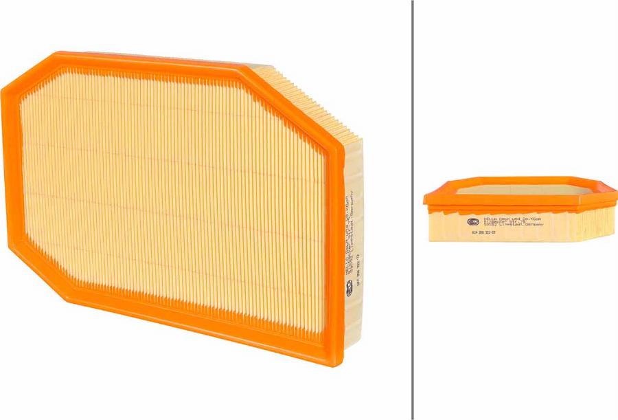 HELLA 8ZA 358 322-221 - Filtro aria www.autoricambi360.it