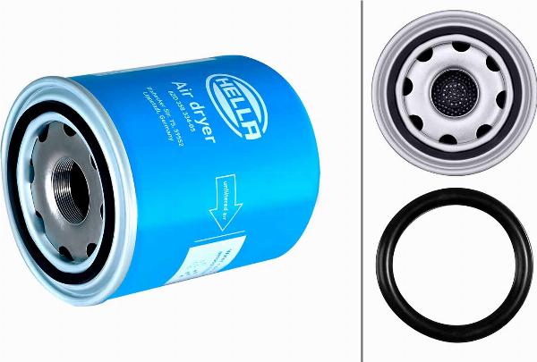 HELLA 8ZD 358 334-051 - Cartuccia essiccatore aria, Imp. aria compressa www.autoricambi360.it