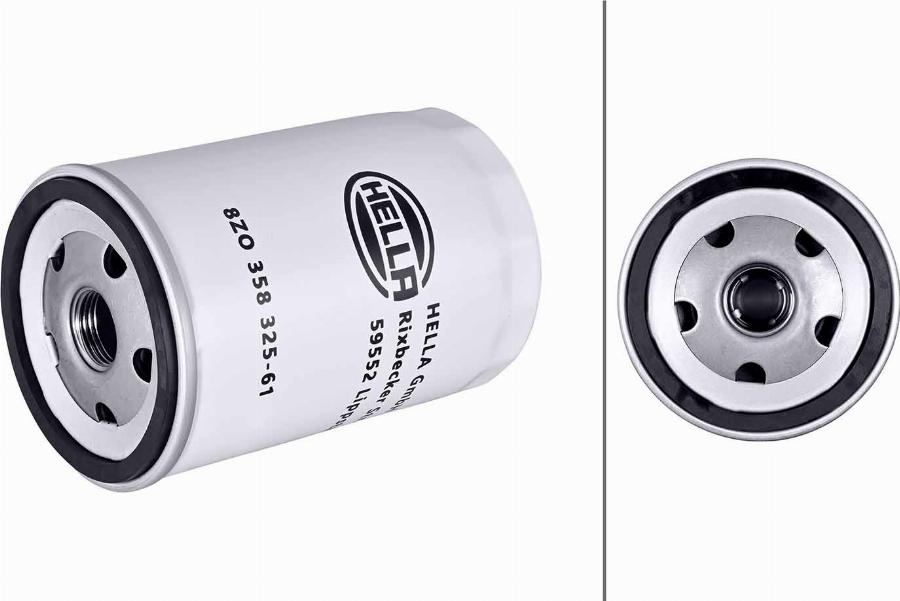 HELLA 8ZO 358 325-611 - Filtro olio www.autoricambi360.it