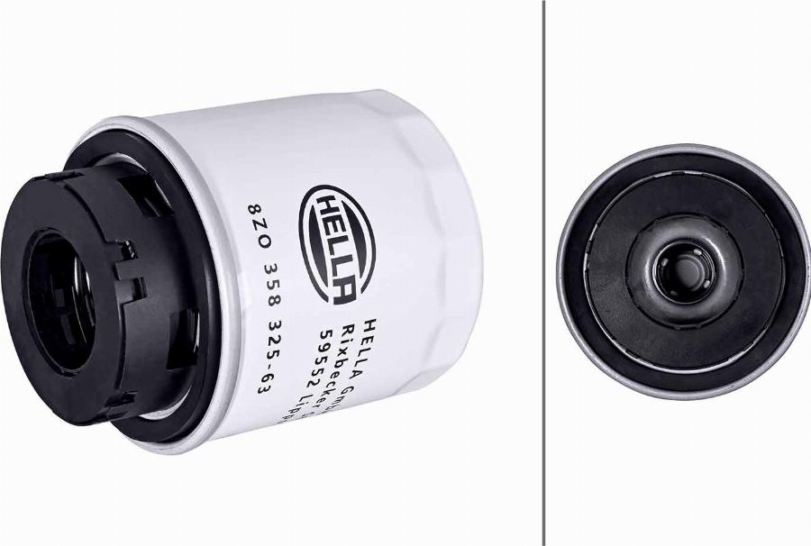 HELLA 8ZO 358 325-631 - Filtro olio www.autoricambi360.it