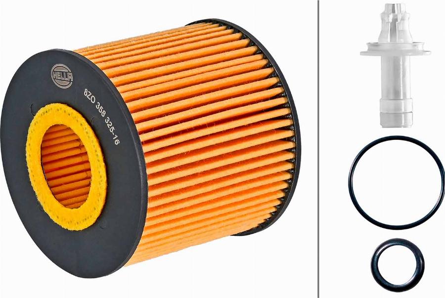 HELLA 8ZO 358 325-161 - Filtro olio www.autoricambi360.it