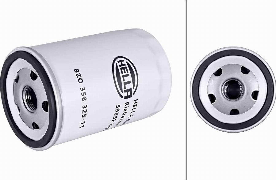 HELLA 8ZO 358 325-111 - Filtro olio www.autoricambi360.it