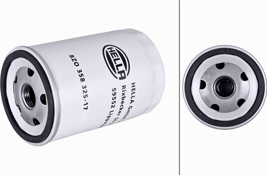 HELLA 8ZO 358 325-171 - Filtro olio www.autoricambi360.it