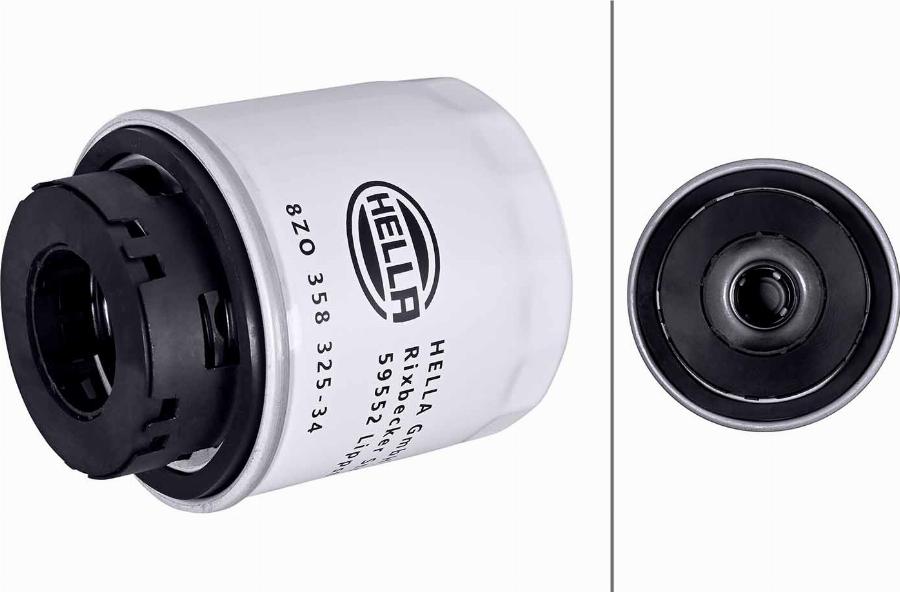 HELLA 8ZO 358 325-341 - Filtro olio www.autoricambi360.it