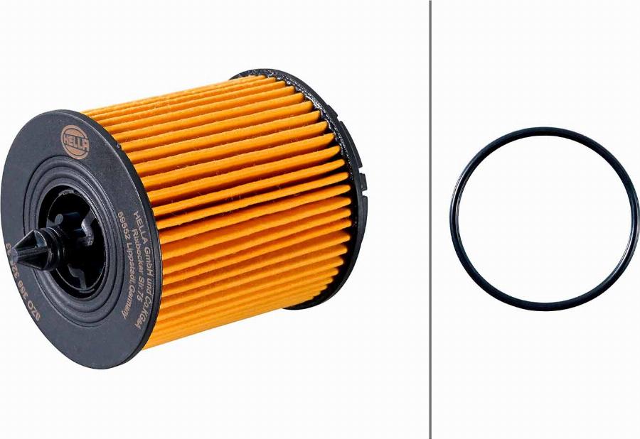 HELLA 8ZO 358 325-331 - Filtro olio www.autoricambi360.it