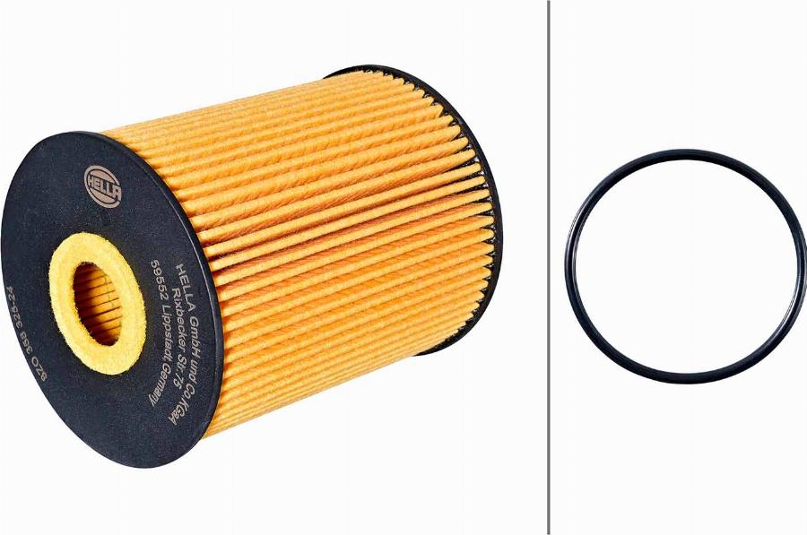 HELLA 8ZO 358 325-241 - Filtro olio www.autoricambi360.it