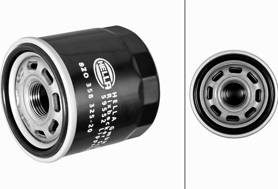HELLA 8ZO 358 325-201 - Filtro olio www.autoricambi360.it