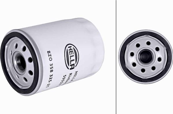 HELLA 8ZO 358 325-211 - Filtro olio www.autoricambi360.it