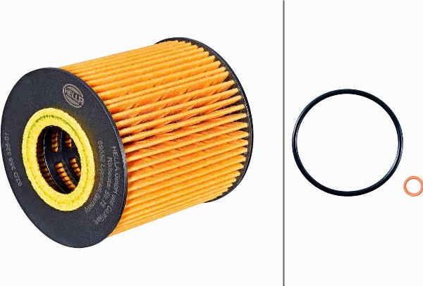 HELLA 8ZO 358 326-011 - Filtro olio www.autoricambi360.it