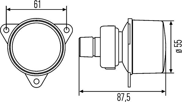 HELLA 2BA 008 221-041 - Indicatore direzione www.autoricambi360.it