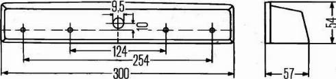HELLA 2KA 001 622-001 - Luce targa www.autoricambi360.it