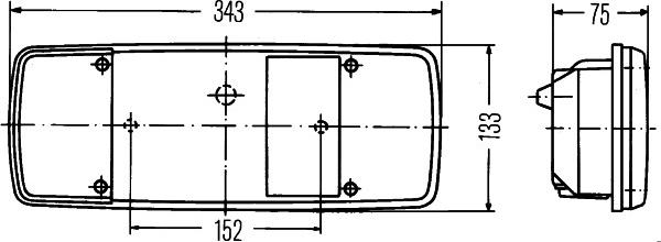 HELLA 9EL 122 689-051 - Lente, Luce posteriore www.autoricambi360.it