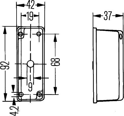 HELLA 2XS 005 020-041 - Luce permietrale www.autoricambi360.it