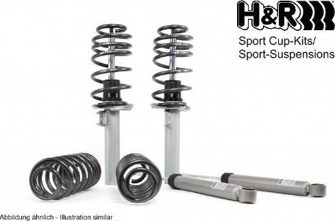 H&R 29922-2 - Kit autotelaio, Molleggio / Ammortizzatore www.autoricambi360.it