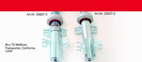 H&R 29267-2 - Kit autotelaio, Molleggio / Ammortizzatore www.autoricambi360.it