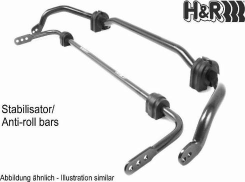 H&R 33258-3 - Stabilizzatore, Autotelaio www.autoricambi360.it