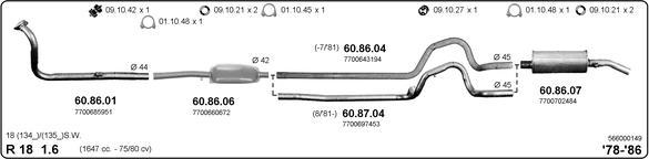 IMASAF 566000149 - Impianto gas scarico www.autoricambi360.it