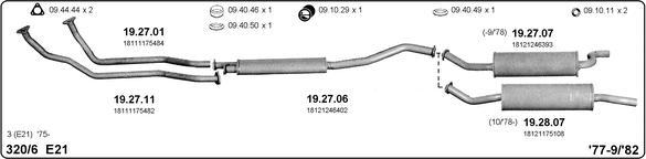 IMASAF 511000010 - Impianto gas scarico www.autoricambi360.it