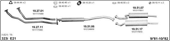 IMASAF 511000012 - Impianto gas scarico www.autoricambi360.it