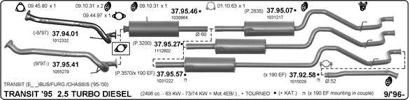 IMASAF 525000348 - Impianto gas scarico www.autoricambi360.it