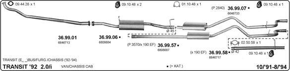 IMASAF 525000338 - Impianto gas scarico www.autoricambi360.it