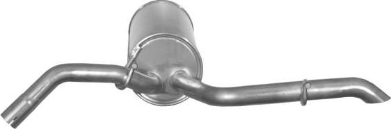 Imasaf 13.03.47 - Silenziatore posteriore www.autoricambi360.it